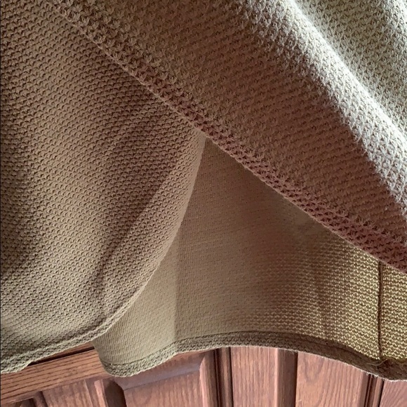 Olive waffle knit cowl neck criss cross sweater 💚 - Picture 4 of 5